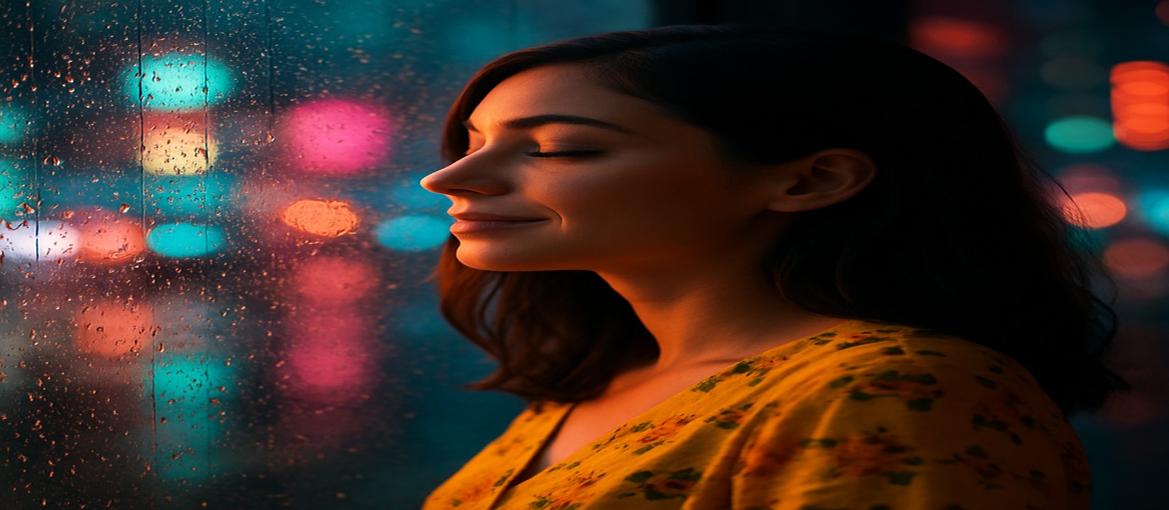 উজ্জ্বল গেমিং প্ল্যাটফর্মের আলোয় আর্কেড মেশিনের পাশে হাসিখুশি এক তরুণী